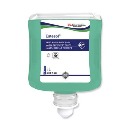 Sc Johnson Soap, Hand Hair Body, 1 Liter, Blue, 6PK HAB1L